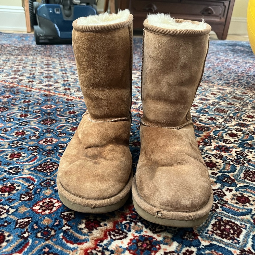 Women’s Classic Uggs Boots Chestnut Brown Size 8